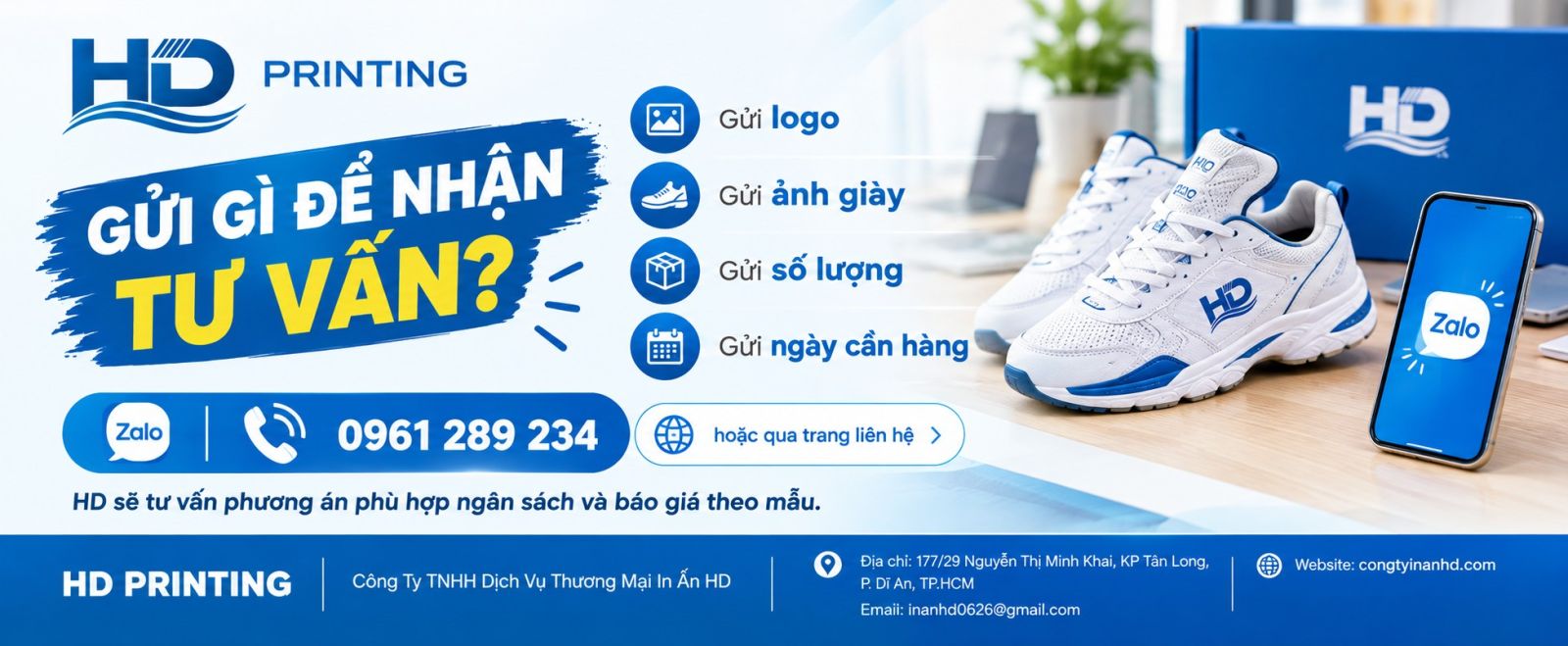 Gửi gì để nhận tư vấn?